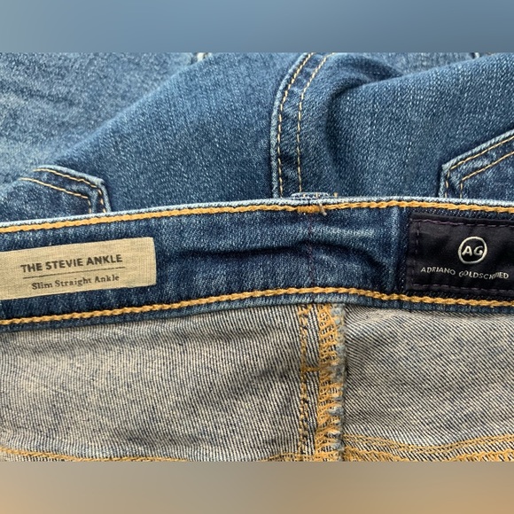 Ag Adriano Goldschmied Jeans Womens Size 28 The Stevie Slim Straight Ankle - Picture 5 of 11